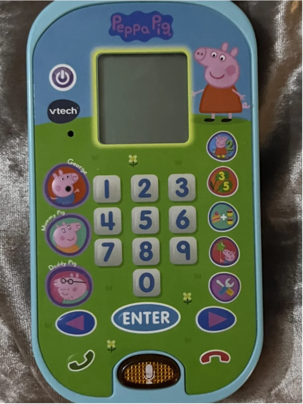 V-tech Peppa Pig Lets Chat Learning Phone Pretend Play Phone Education Toy